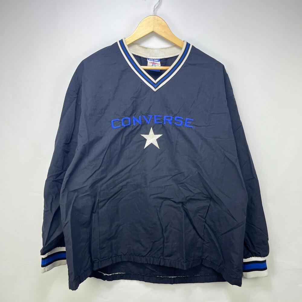Vintage 90s Converse Pullover Windbreaker Jacket XL All Star
